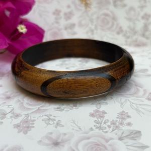 Bracelet en bois naturel fait main de qualité supérieure, imperméable, élégant pour femme, à porter au quotidien, accessoire de mode ethnique traditionnel, personnalisable - Product Image 2