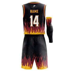 Maillot de basketball réversible pour adultes et jeunes, double face respirant, personnalisable avec logo d'équipe, numéro et nom, vente en gros OEM, directement de l'usine - Product Image 2