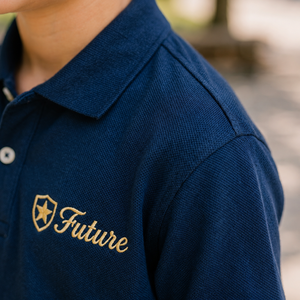 Ensemble d'uniformes scolaires pour l'école primaire en polycoton, uniforme d'étudiant brodé sur mesure - Product Image 6