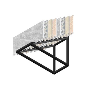 Expositor de azulejos tipo cascada, independiente, lavable y de fácil montaje para uso en interiores - Product Image 2