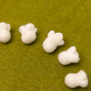 Wool Felt Popcorn <b>Ornament</b> Handmade Pretend Play Food Toy Kids <b>Kitchen</b> Decor Popcorn Garland Wholesale Bulk - Product Image 3