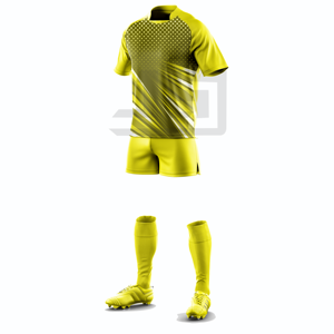 Ensemble d'uniformes de rugby personnalisés, maillot et short sublimés de qualité supérieure, vêtements de sport réguliers pour équipe, 100 % polyester, col en V, antibactérien, coupe-vent - Product Image 5