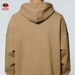 Sweat à capuche streetwear personnalisé vierge 100 % coton, pull à capuche épais de haute qualité pour homme - Product Image 3
