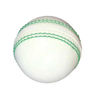 Marajdin Impex MD-BCE-004 Servicio OEM, Pelota de Cricket de Cuero Duro Blanco Personalizada, Relleno de Algodón, Cosida a Mano, Ambidiestra, para Adultos - Product Image 4