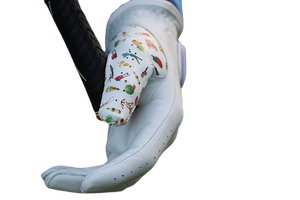 ถุงมือกอล์ฟหนัง PU สีขาว แต่งสีชมพู ระบายอากาศได้ดี สำหรับมือขวา ใช้ได้ทั้งชายและหญิง - Product Image 5