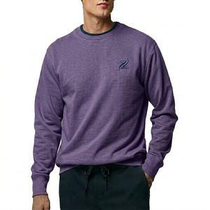 Sweat-shirt pour homme, coupe ample, style sweat à capuche en molleton épais, col rond, chaud pour l'hiver, mode décontractée - Product Image 6