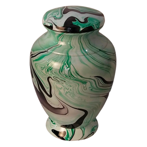 Luxury Handmade Beaded <b>Memorial</b> Urn Elegant Ashes Storage Container for Home Display At Best Price - Product Image 3