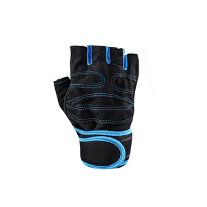 Premium Leather Gym <b>Gloves</b> for <b>Men</b> and Women <b>Fingerless</b> Anti Slip Weightlifting <b>Gloves</b> with Padded Palm Grip - Product Image 3