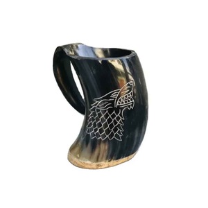 Vaisselle de luxe en corne naturelle polie, faite à la main, écologique, en matériaux organiques, résistante à la chaleur, de forme naturelle, style américain, anti-fuite, compatible lave-vaisselle - Product Image 4