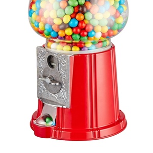 Kwang Hsieh 15" Red Metal English Vintage Coin Operated Food Grade Customizable Aluminum Alloy Glass Globe Lightweight Bulk Whol - Product Image 5