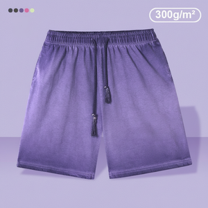 Pantalones Cortos Deportivos Casuales de Verano para Hombre, 180 g/m², Spandex/Algodón Orgánico, con Cordón Ajustable, Marca de Moda, Tejido Grueso Lavado, Venta al por Mayor - Product Image 2