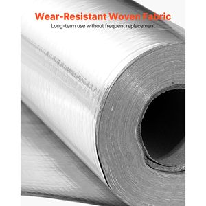 Rotolo Isolante Riflettente in Alluminio a Doppia Faccia 0,15mm Tessuto Non Perforato 48 X 125 ft Barriera Radiante - Product Image 4