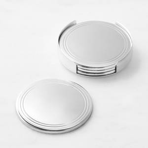 Decorative Metal <b>Coasters</b> Handmade for Modern Living Room Table with Premium Antique Finish Design - Product Image 3