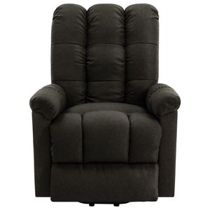 Sillón reclinable eléctrico color marrón oscuro - Product Image 3