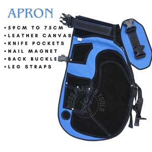 Kit de delantal de seguridad para herrador, extractor de pezuñas para dar forma a la pezuña, clavillero de cocodrilo, martillo de clavos pesado, herramienta para quitar clavos de pezuñas, suelta clavos - Product Image 2