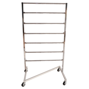 Exhibidor de Ropa Plegable y Resistente de Metal de Lujo Bros Display, Exhibidor de Ropa de Varios Niveles para Minoristas - Product Image 5