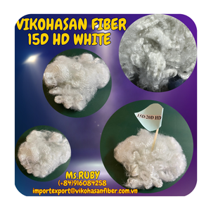 Fibra de Poliéster Hueca de Alta Calidad 100% Poliéster, Fabricante Vietnamita, 15D HD Grado A para Venta y Fibra GRS - Product Image 2