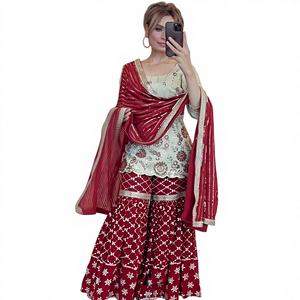 Nuevo Salwar Kameez y Dupatta de Diseño Moderno para Mujer, para Fiestas, para Todas las Temporadas - Product Image 1