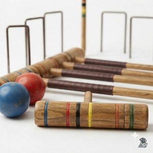 Juego de Croquet para Jardín, Equipo Profesional para Juegos en el Césped, Construcción de Madera Resistente, Colección Premium para Recreación Familiar - Product Image 3