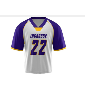 Ensemble de maillots de lacrosse personnalisés avec nom et numéro d'équipe, sublimation intégrale, fournisseur et exportateur OEM ODM en gros - Product Image 1