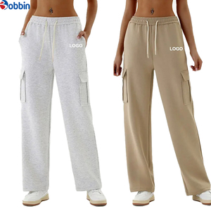 Latest Design Solid men's <b>Pants</b> Trousers Flared Straight Cargo <b>Pants</b> Custom Sweatpants Women Cotton Wide Leg Full <b>Pant</b> Stylish - Product Image 1