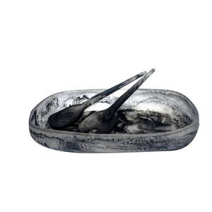 Bol à salade en résine écologique de qualité alimentaire, poli, nouveau design, fait main, pour la maison, le jardin, les fêtes, vaisselle de table - Product Image 1