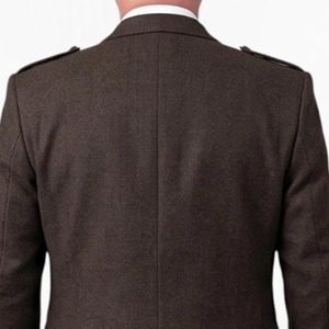 Chaqueta Kilt de Tweed Argyle, Lana Serge, Estilo Escocés, para Fiestas, Chaquetas Kilt para Hombre - Product Image 5
