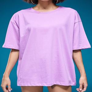 Envío Directo, camisetas lisas personalizadas, ropa de calle gráfica para mujer, con logotipo OEM Camiseta de algodón en blanco, camiseta de diseño personalizado para mujer - Product Image 5