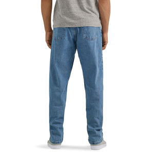 Jean en denim pour homme 100% coton, coupe droite, taille haute, respirant, style urbain, haute qualité, prix bas, tendance - Product Image 2