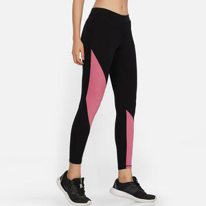 Pantalons de yoga pour femmes 100% coton respirant, taille élastique et leggings de yoga avec design personnalisé, leggings de yoga pour femmes - Product Image 2
