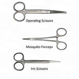 Kit de Entrenamiento de Sutura para Estudiantes de Medicina, Tijeras de Disección de Acero Inoxidable, Agujas de Disección de Dentavex - Product Image 2