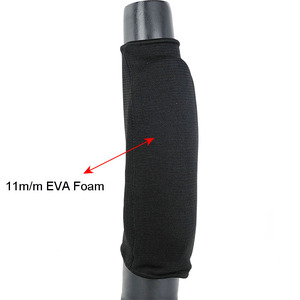 Protège-avant-bras unisexe en NBR noir pour l'entraînement au karaté et au taekwondo, équipement d'arts martiaux avec logo personnalisé, modèle 505, commande minimum 1 pièce - Product Image 3