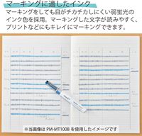 KOKUYO Mark+ 8 Couleurs 6mm Stylo Surligneur Doux Effaçable à Sec et à l'Eau Impression UV pour Papier Notes d'Étude Japonaises Journalisation