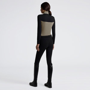 High Quality 4way Stretch Horse Riding Equestrian Shirt Top <b>Base</b> <b>Layer</b> Competition Show Shirt Polo in Soft Feel Technical Fabric - Product Image 3