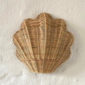 Seashell rattan wall <b>light</b> for kids children pendant lamp <b>cover</b> competitive price lighting lampshade - Product Image 1