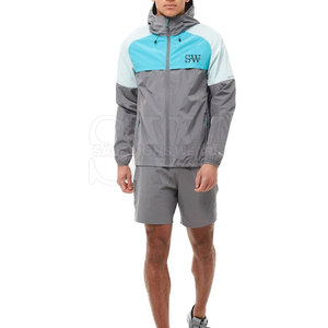 ชุดเซ็ตเสื้อแจ็คเก็ตกันลมแบบมีฮู้ดสำหรับฤดูหนาว ผ้าโพลีเอสเตอร์ 100% น้ำหนักเบา สวมใส่สบาย คุณภาพสูง ปรับแต่งได้สำหรับทุกวัน - Product Image 2