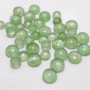 Cuarzo Verde Fresa, Piedra Preciosa Suelta, Piedra Verde Lisa para Joyería - Product Image 1