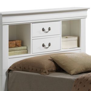 Elegante Letto Matrimoniale Bianco con Contenitore e Design Imbottito - Product Image 2
