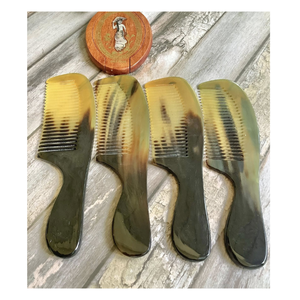 Peine Antiestático de Cuerno de Búfalo, Peine de Peluquería Hecho a Mano de Primera Calidad para Profesionales de Salón - Product Image 5