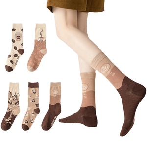 Chaussettes courtes invisibles pour femmes en coton et fibre de bambou, respirantes, couleur unie, pour usage quotidien, style tricoté fin d'été, coupe classique - Product Image 3