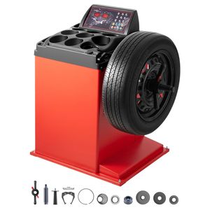 Macchina Smontagomme Durevole da 18 Pollici con 4 Misure di Cono 45 #   Bilanciatore per pneumatici rinforzato in acciaio, strumento per l'allineamento ruote Comp - Product Image 1