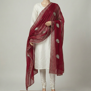 Lot de 12 Hijabs de Luxe en Mousseline – Broderie Florale Africaine avec Strass, Respirant, Doux, Léger, Long Châle d'Été et Écharpe Musulmane - Product Image 4