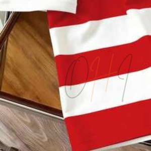 Camiseta de Golf para Hombre, Color Rojo y Blanco, Casual, Manga Corta, 100% Algodón, Tejido de Felpa, Transpirable, Verano, Personalizable - Product Image 5