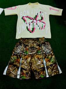 Ensemble court pour homme, tenue décontractée en deux pièces, t-shirt et short assortis, coupe confortable, 100% coton, séchage rapide, pour l'été, sport - Product Image 4