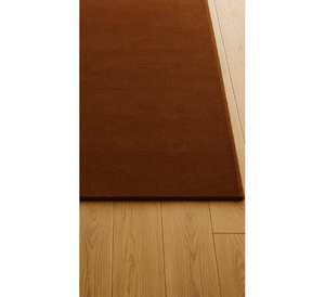 Alfombra de área de lana de 1 pieza, de alta demanda, moderna, de algodón, hecha a mano con mechones, suave, duradera, con patrón floral de rosas rojas de alto relieve, para sala de estar - Product Image 2