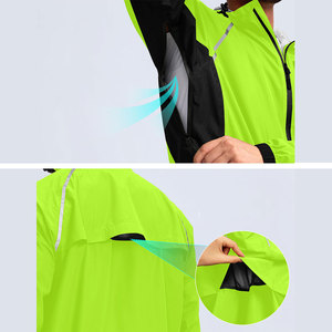 Men Full Zip Windbreaker <b>Jacket</b> Water Resistant <b>Running</b> <b>Jacket</b> Wholesale Supplier OEM ODM - Product Image 3