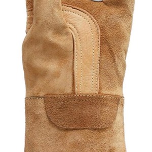 Guantes de Soldadura de Piel de Cabra de Primera Calidad, Dorso de Piel de Vacuno, Guantes de Soldadura TIG con Palma Reforzada, Pulgar e Índice - Product Image 2