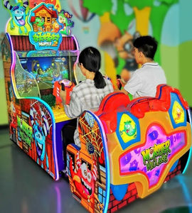 Máquina recreativa Monster Village para 2 jugadores, operada con monedas, Nitto 500W, juego de video interactivo de disparos con chorro de agua, juego de boletos de lotería. - Product Image 3