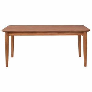 Table à manger moderne en teck massif, écologique, 6 places, rectangulaire, scandinave, fabriquée à la main pour la maison, le restaurant, l'hôtel - Product Image 1