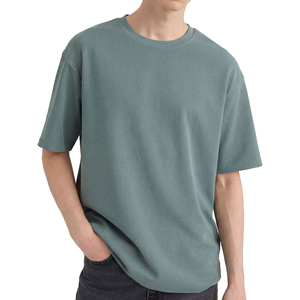 Camiseta de algodón de corte holgado para hombre, de peso pesado, lisa, para impresión personalizada, fabricante de ropa OEM ODM, proveedor mayorista, camisetas holgadas premium - Product Image 5